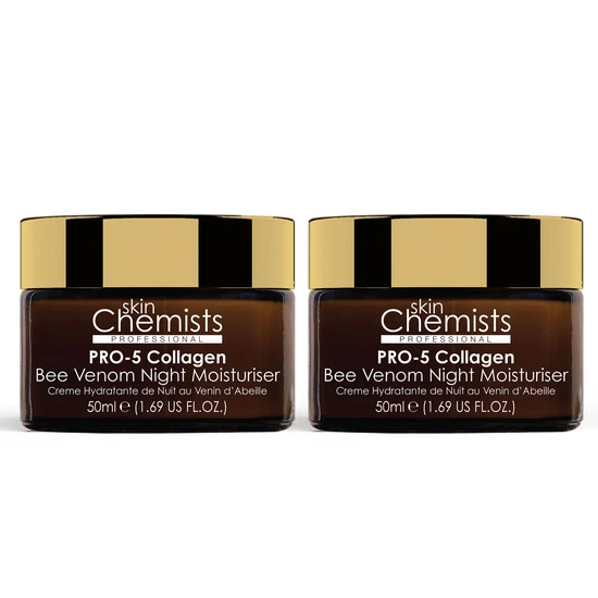 skinChemists Pro-5 Collagen Bee Venom Night Moisturiser