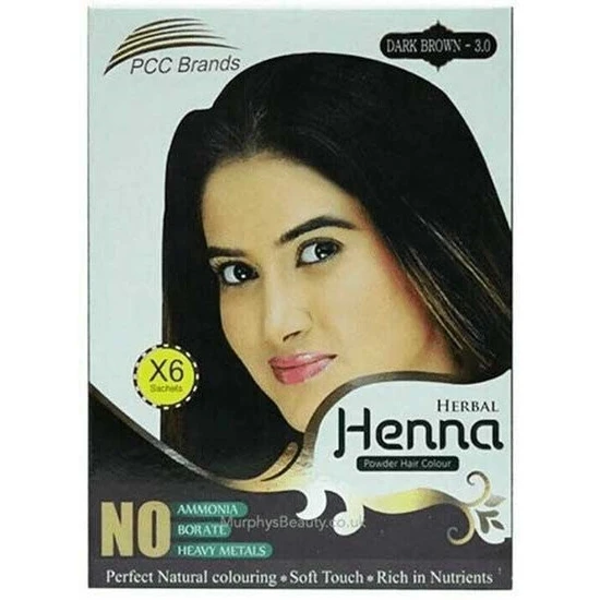 Herbal Henna Dark Brown Powder Hair Colour