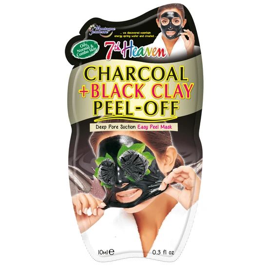 Montagne Jeunesse Charcoal & Black Clay Peel Off Mask