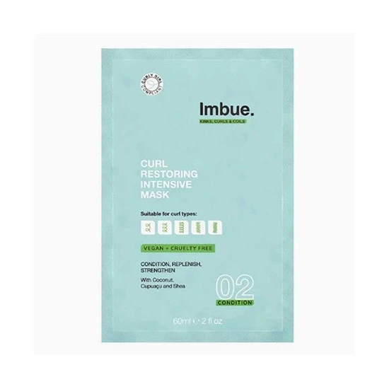 Imbue 02 Condition Curl Restoring Intensive Mask 60Ml