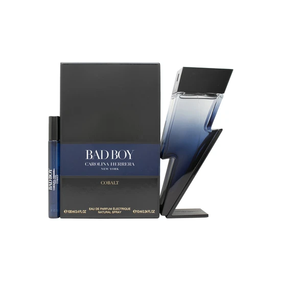 Carolina Herrera Bad Boy Cobalt Eau De Parfum Gift Set