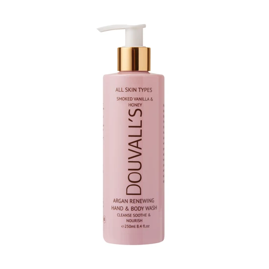 Douvall's Smoked Vanilla & Honey Argan Renewing Hand & Body Wash