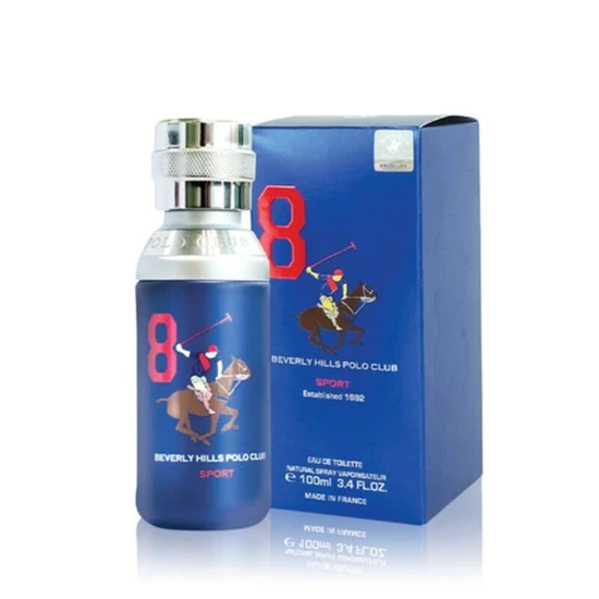 Beverly Hills Polo Club Sport Mens Eau De Toilette Eight