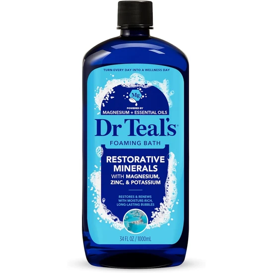 Dr Teal's Foaming Bath With Pure Epsom Salt Restorative Minerals