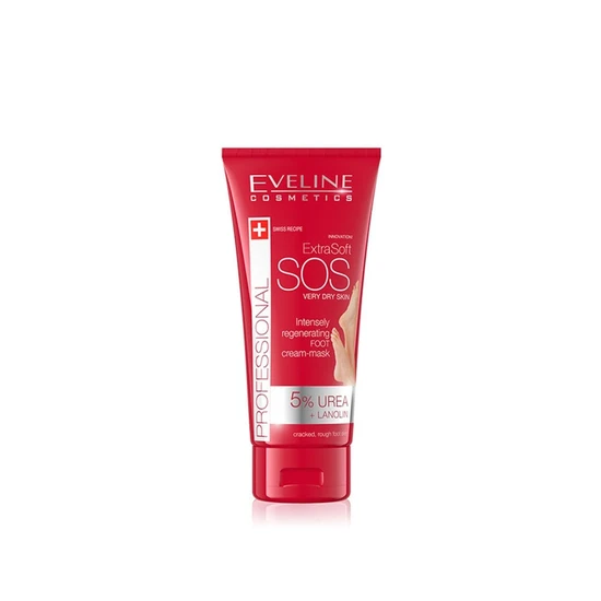 Eveline Professional Extra Soft SOS Intensely Regenerating Foot Cream-Mask