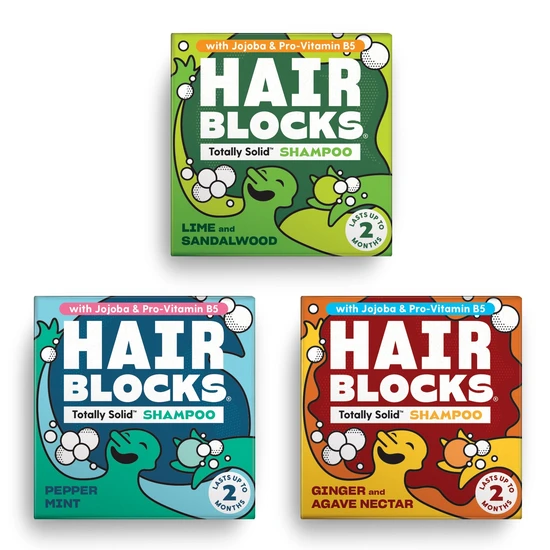 Shower Blocks Solid Shampoo Mixed
