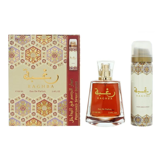 Lattafa Raghba Eau De Parfum Gift Set