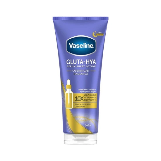 Vaseline Gluta Hya Overnight Radiance Serum Burst Lotion
