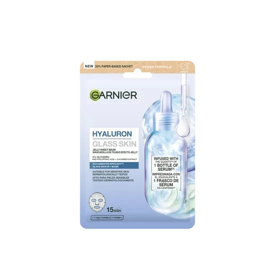 Garnier Hyaluron Glass Skin Jelly Sheet Mask