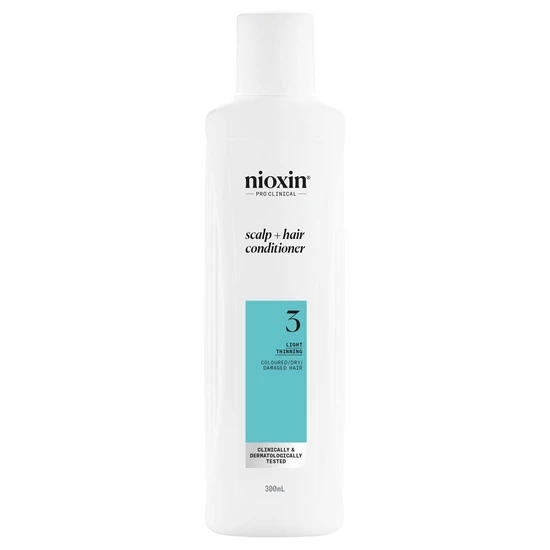 Nioxin Pro Clinical System 3 Conditioner For Coloured Hair With Light Thinning