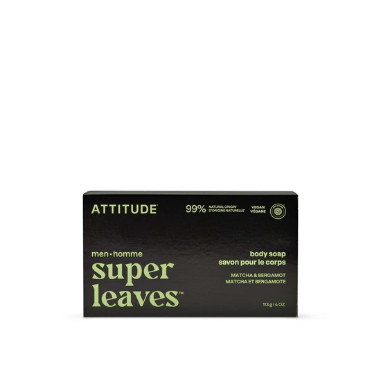 Attitude Super Leaves Men Body Soap Matcha & Bergamot