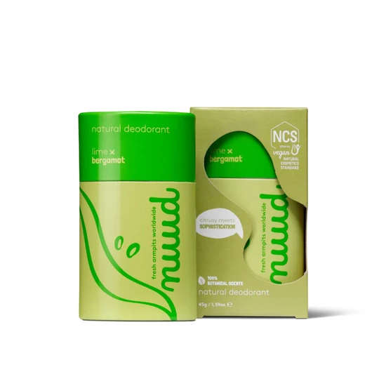 Nuud Natural Lime x Bergamot Stick Vegan Deodorant