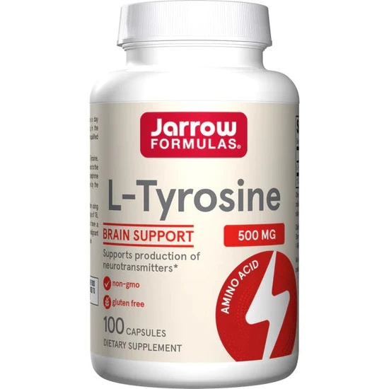 Jarrow Formulas L-Tyrosine 500mg Capsules