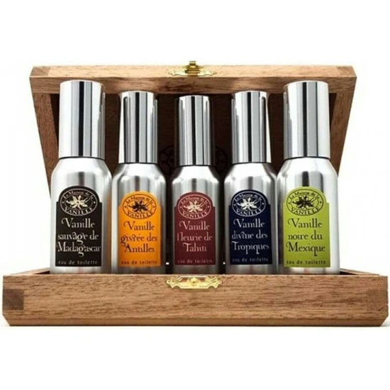 La Maison De La Vanille Coffret Bois Prestige Vanille Du Monde Gift Set