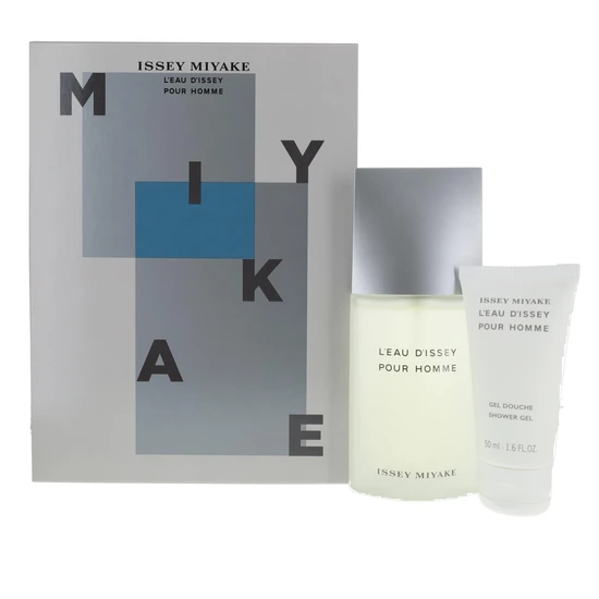 Issey Miyake L'Eau D'Issey Pour Homme Eau De Toilette 75ml + Shower Gel 50ml Gift Set For Him