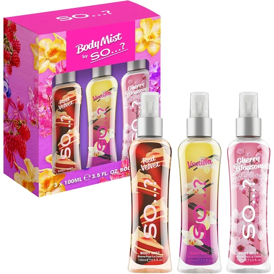 SO...? Luscious Trio Body Mist Gift Set