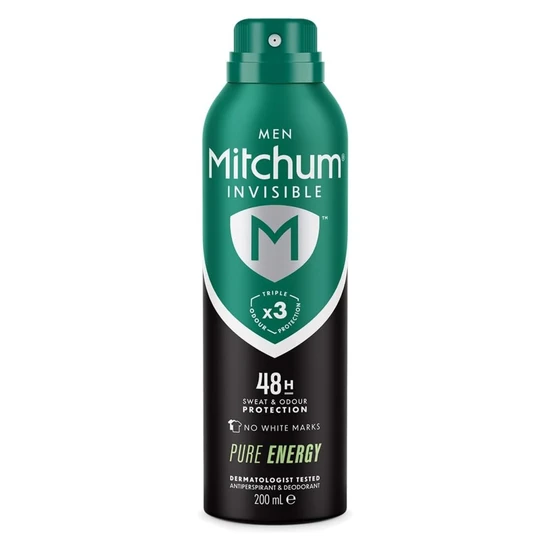 Mitchum Invisible 48hr Pure Energy Antiperspirant Deodorant Spray