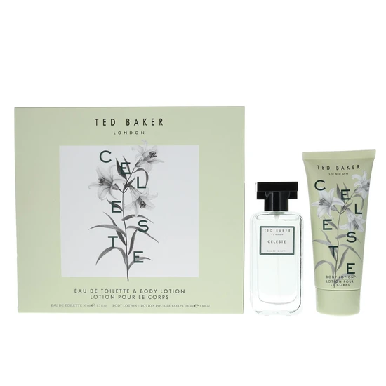 Ted Baker Celeste 50ml Eau De Toilette + Body Lotion 100ml Gift Set