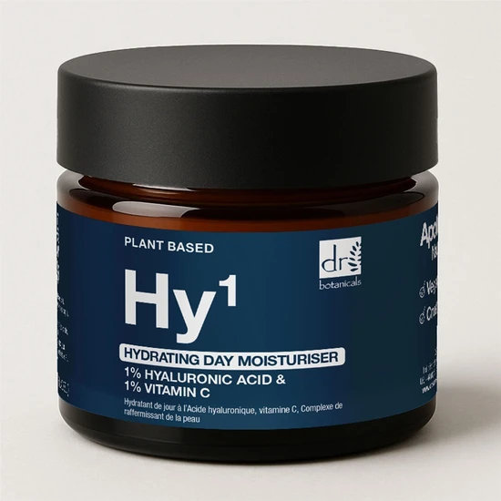 Dr Botanicals Hydrating Face Cream 1% Hyaluronic Acid & 1% Vitamin C Hydrating Daily Moisturiser