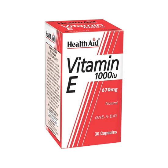 Health Aid Vitamin E 1000iu Natural Capsules