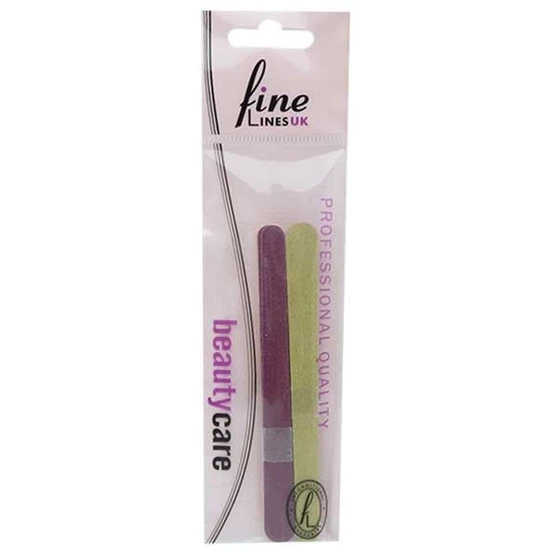 Fine Lines UK 10 Emery Boards Double Sided