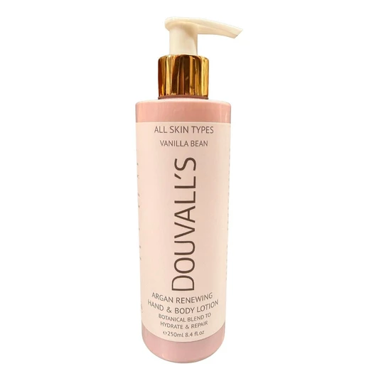 Douvall's Vanilla Argan Renewing Hand & Body Lotion