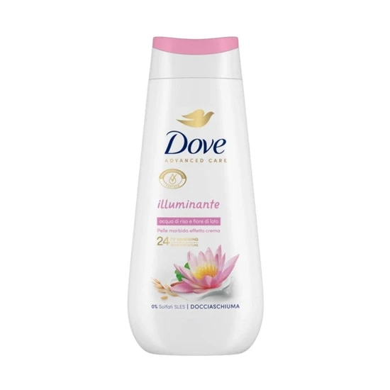 Dove Illuminating Rice Water & Lotus Flower Shower Gel