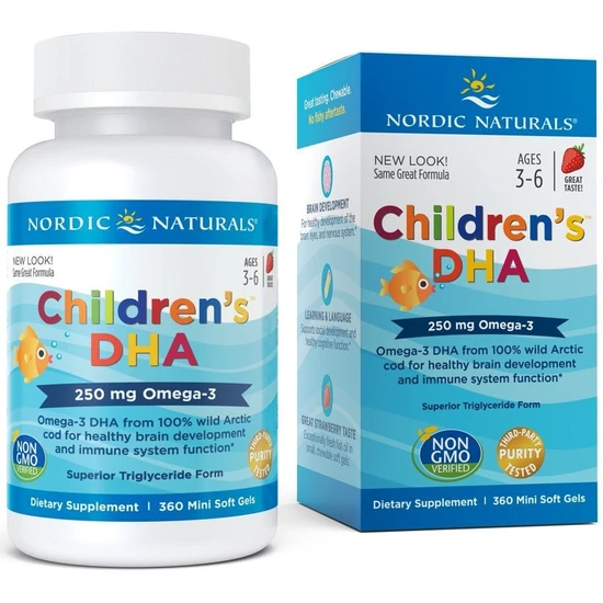 Nordic Naturals Children's DHA Omega-3 Strawberry