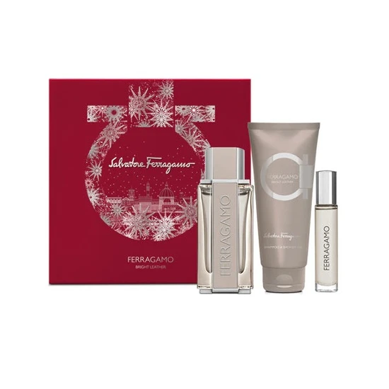 Salvatore Ferragamo Bright Leather Gift Set