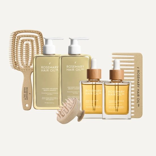 Rosemary Hair Oil Co Strength & Length System
