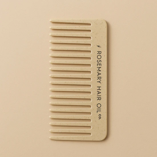 Rosemary Hair Oil Co Scalp Soothe Essential Flat Comb