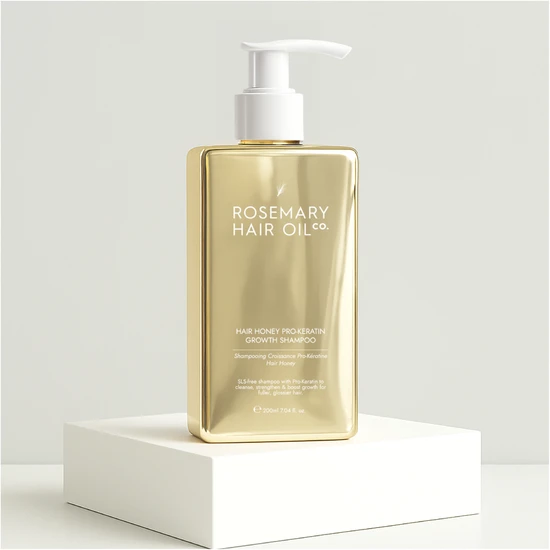 Rosemary Hair Oil Co Hair Honey Pro-Keratin Growth Shampoo