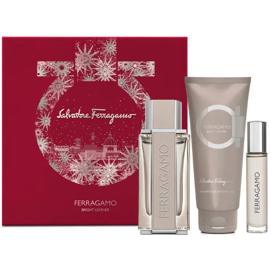 Salvatore Ferragamo Bright Leather Gift Set