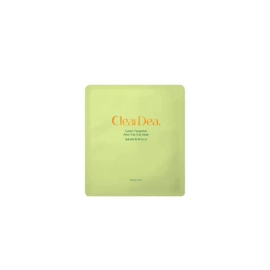 ClearDea Green Tangerine Pore Tok-Tok Mask