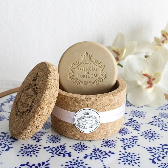 Essencias de Portugal Cork Jewel-Keeper White Jasmine Soap