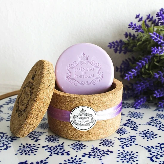Essencias de Portugal Cork Jewel-Keeper Lavender Soap