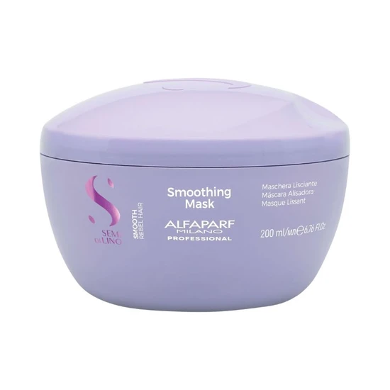 Alfaparf Semi Di Lino Smooth Smoothing Hair Mask For Frizzy Hair