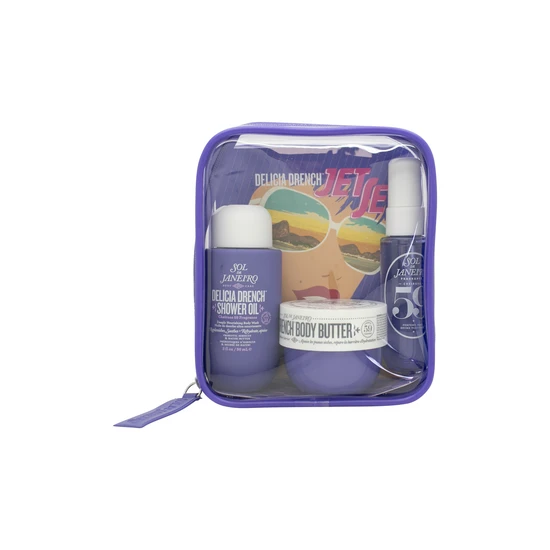 Sol de Janeiro Delicia Drench Jet Gift Set 30ml Perfum Mist + 90ml Shower Oil + 50ml Body Butter