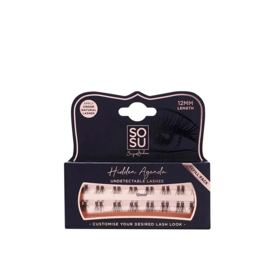 SOSU by SJ Hidden Agenda Undetectable Lashes Original Refill Black 12mm