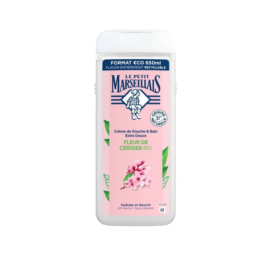 Le Petit Marseillais Extra Gentle Shower Cream With Organic Cherry Blossom