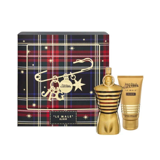 Jean Paul Gaultier Le Male Elixir Gift Set 125Ml Edp, 75Ml Shower Gel & 10Ml Edp