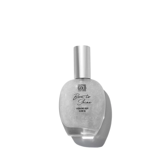 SOSU by SJ Luxury Tanning Born To Shine Hydrating Body Glow Oil Silver