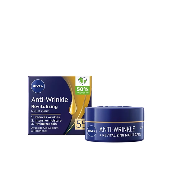 Nivea Anti-Wrinkle Revitalising Night Cream 55+
