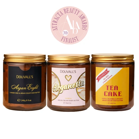 Douvall's Organic Creamy Argan Body Butter Limited Edition Nostalgia Range