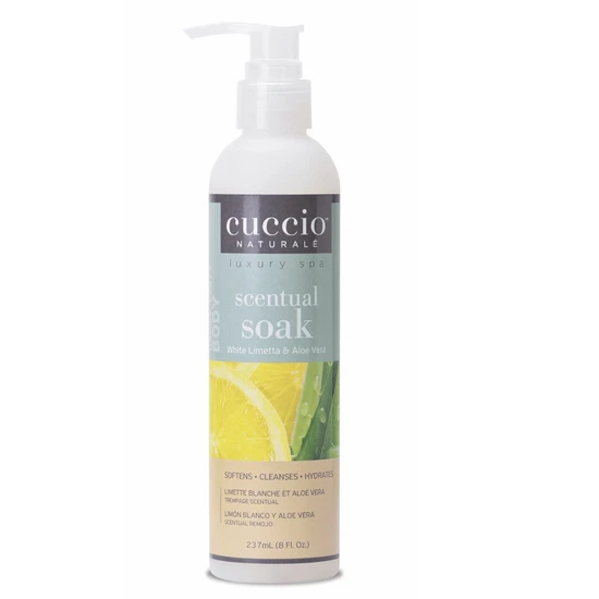 Cuccio 3 In 1 Scentual Wash & Soak White Limetta & Aloe Vera