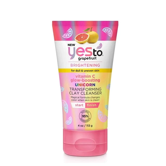 Yes To Grapefruit Vitamin C Glow Boosting Unicorn Transforming Clay Cleanser