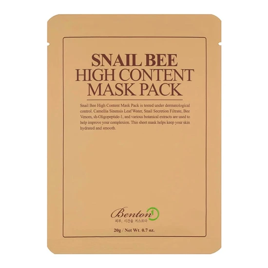 Benton Snail Bee High Content Mask Sheet