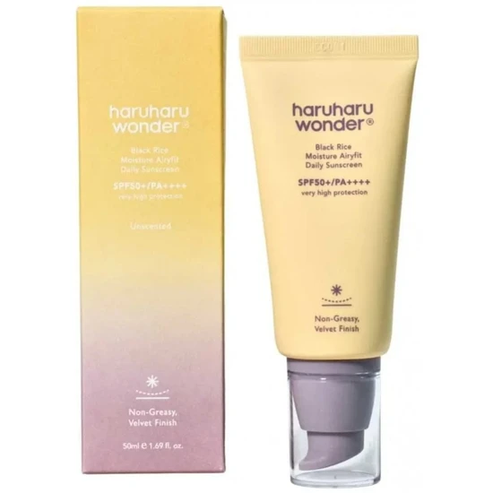 Haruharu Wonder Black Rice Moisture Airyfit Daily Sun Cream SPF 50