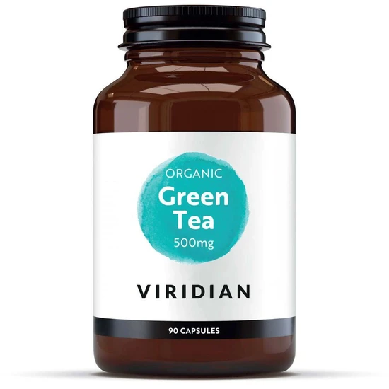 Viridian Organic Green Tea Leaf Veg Capsules