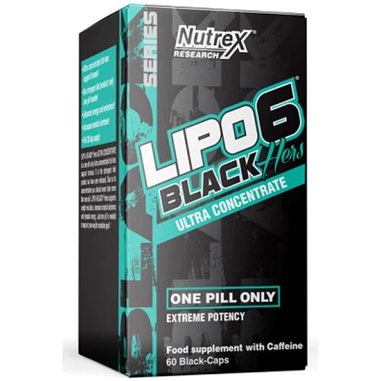 Nutrex Lipo-6 Black Hers Ultra Concentrate With Caffeine